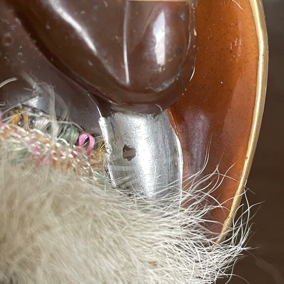 Vintage African Tribal Dancer with Shield Figurine Ceramic Mid Century Japan - Picture 11 of 11